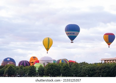Canberra, Australia-12 March, 2022: Canberra Balloon Spectacular Enlighten Festival