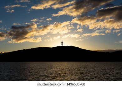 Canberra Telstra Tower in Sunset