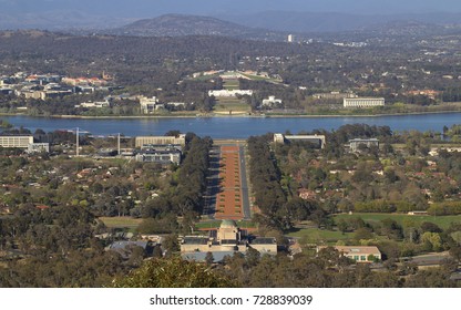 Canberra War Memorial And Parliament House