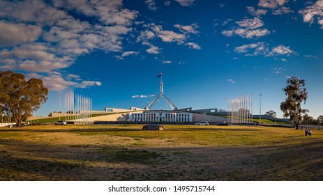 Canberra/NSW/Australia - 09/15/2019: Visiting The Old Parliament House In Australia's Capital