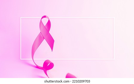 Cancer awareness. Health care symbol pink ribbon on white background. Breast woman support concept. World cancer day - Powered by Shutterstock