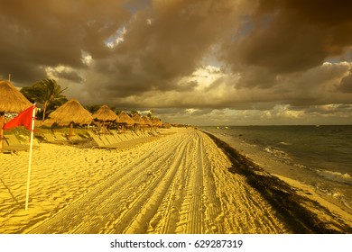 Cancun beach scenes