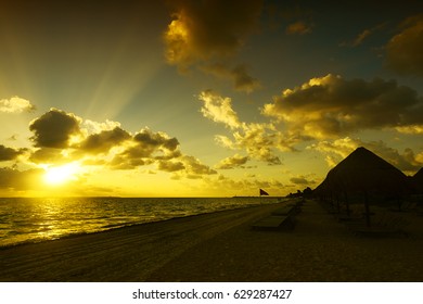 Cancun beach scenes