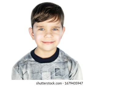 Candid Portrait Young Boy Innocent Smile Stock Photo 1679435947 ...