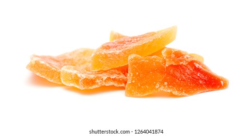 Candied Aka Crystallized Fruit Isolated On Stock Photo 1264041874 ...