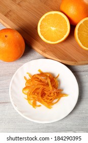 Candied Orange Zest