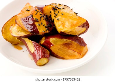 Candied Sweet Potato on a plate