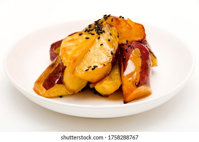 Candied Sweet Potato on a plate
