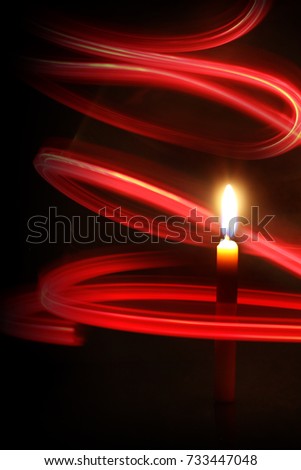 Image, Stock Photo Christmas lighting Design