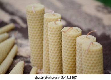 Candle Beeswax Yellow, 