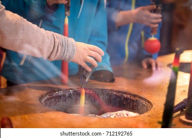 Candle Dipping Workshop, Attraction For Children, Handmade Candlemaking