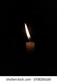 Candle Lit In The Dark