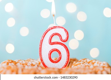 3,377 Birthday cake 6 candles Images, Stock Photos & Vectors | Shutterstock