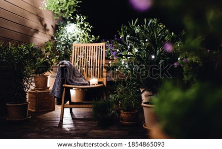 Similar – Evening atmosphere at the fishing huts