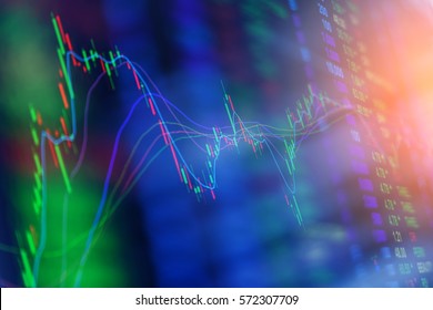 Candle Stick Graph Chart Of Stock Market Investment Trading