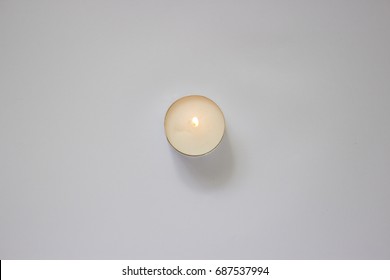 Candle Top View