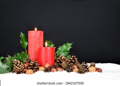 candles for advent and christmas