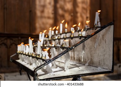 Candles In Catholic Church