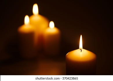 death candle images stock photos vectors shutterstock https www shutterstock com image photo candles dark single candle foreground three 370423865