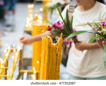 Candles in the temple