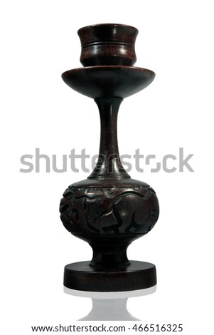 Candlestick work ebony