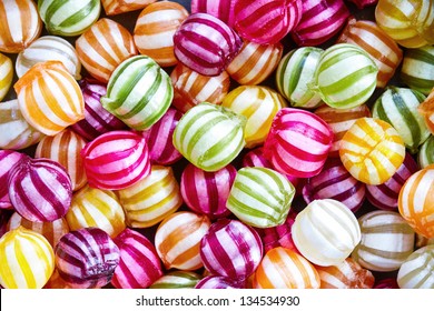 Candy background - Shutterstock ID 134534930