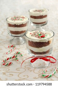 Candy Cane Chocolate Trifle