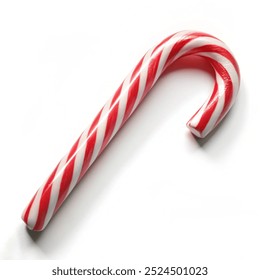 Candy cane isolated on white background