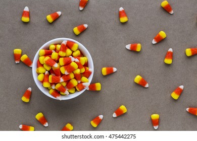 Candy Corn In A Bowl