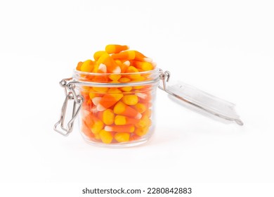 Candy corn isolated white