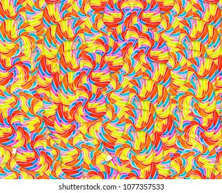 Candy geometric background vector seamless pattern in lollipop concept style.