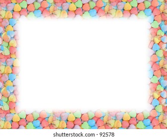 Candy Heart Border.