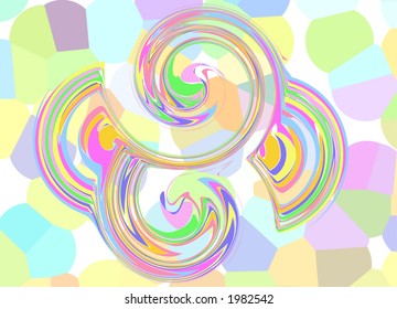 Candy lollipop pattern