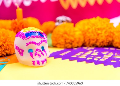 Candy Skulls - Day Of The Dead Celebration - Dia De Muertos Calaveras 