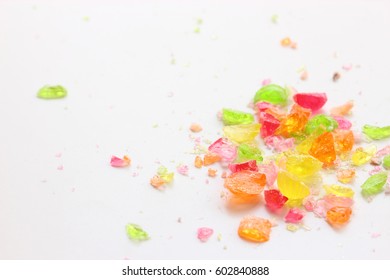 The candy which was broken