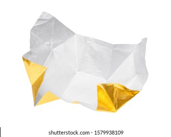 Candy Wrapper Isolated On White Background