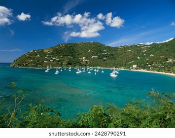 Cane garden bay, tortola, british virgin islands, west indies, caribbean, central america