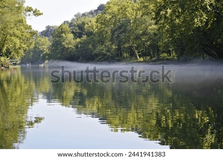 Caney river early summer morning 