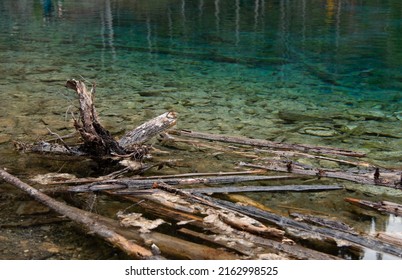 Canmore Mountains Lake Pond Teal Nature