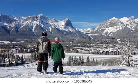 Canmore View During The Winter Lockdown