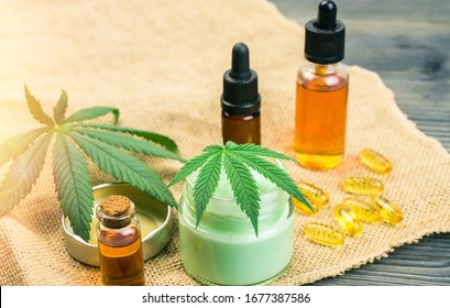 Cannabidiol Full Spectrum CBD And THC Cannabis Oils, Hemp Balm And Cbd Capsules