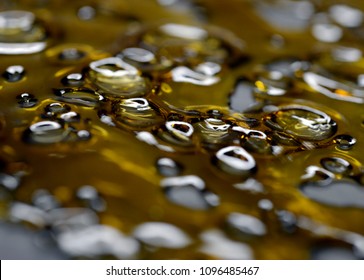 Cannabis Concentrate Shatter Close Up