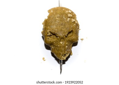 Cannabis Extraction Skull. Moonrock Of Marijuana. THC