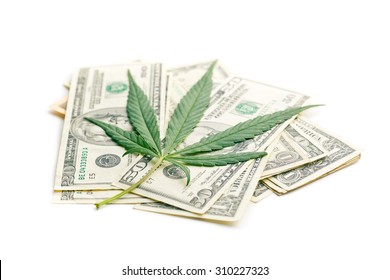 The Cannabis Leaf And Money