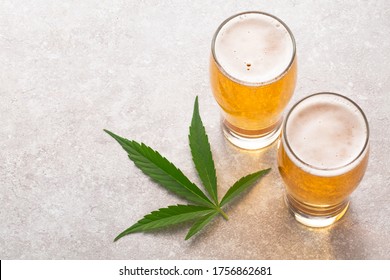 Cannabis non alcoholic beer drinks
