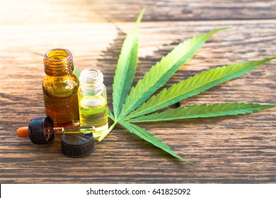 Cannabis, cannabis oil extracts in jars