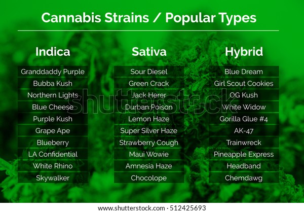 Weed Strain Potency Chart