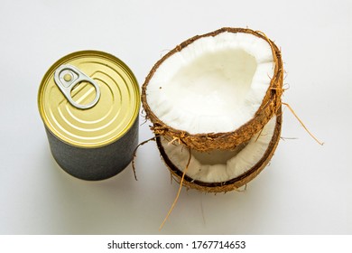 Canned Coconut Milk And Oil, Coconut Products, Vegetarian And Natural Organic Products, Lactose Free Milk