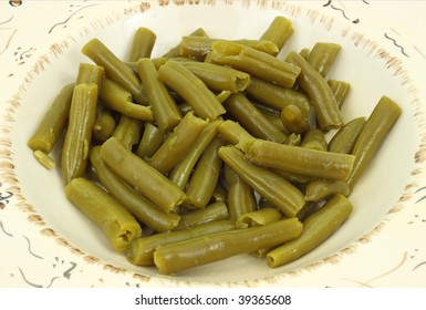 Canned Green Beans Close