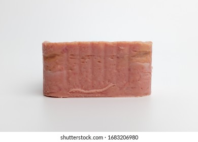 Canned ham on a white background - Shutterstock ID 1683206980